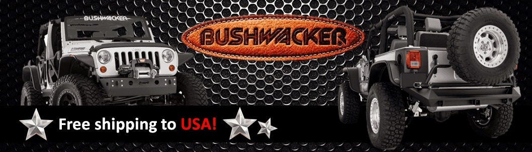 Bushwacker Brand Banner - US