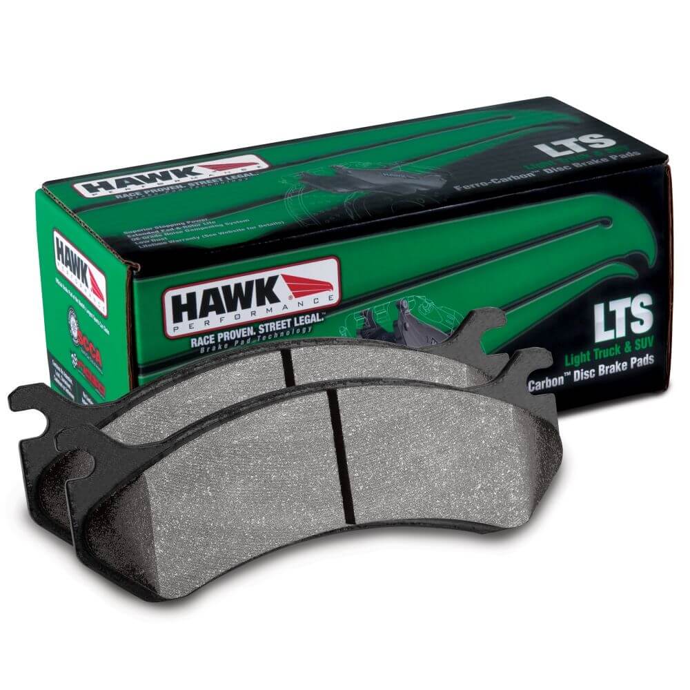 Hawk Performance HB634Y.750 - Disc Brake Pad LTS w/0.750 Thickness, Rear (Sold as a set)