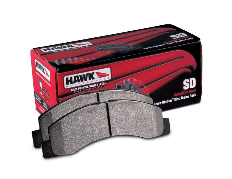 Hawk Performance HB634P.750 - Disc Brake Pad Super Duty w/0.750 Thickness, Rear (Sold as a set)