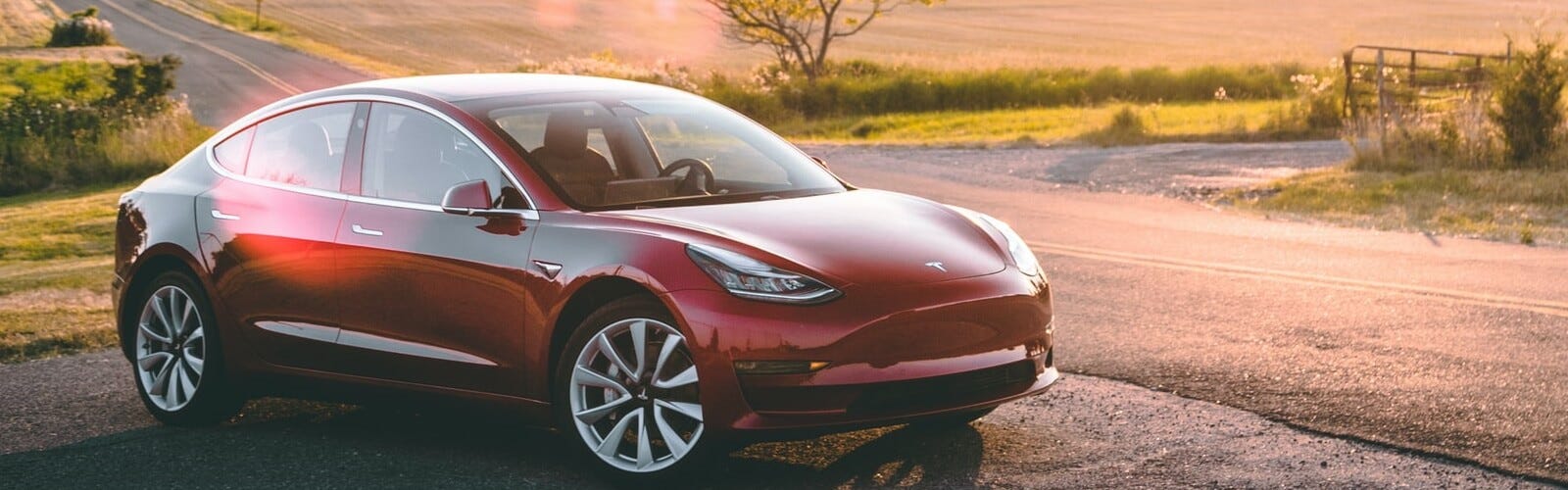ebc brakes for electric cars - red tesla